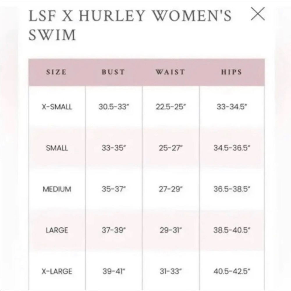 💓NWT Hurley X LoveShackFancy One-Piece Bikini💓 - Picture 13 of 13